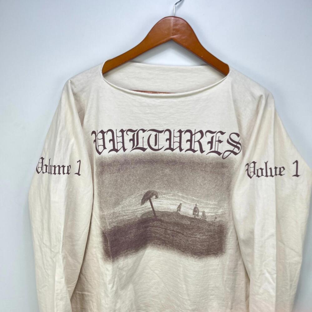 Kanye West x Yeezy Gosha Vultures Long Sleeve Shirt 1 Size - Picture 2 of 9